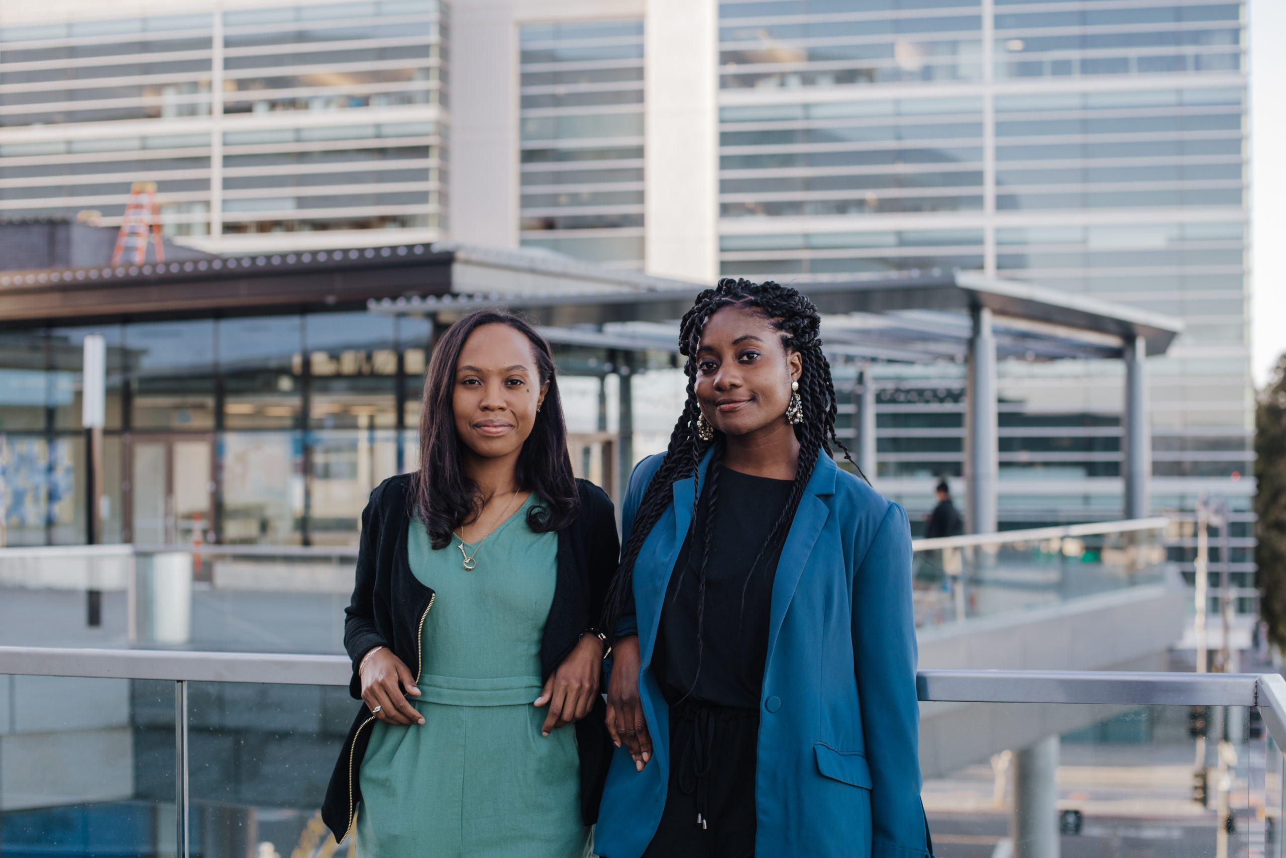Edlyft co-founder and CEO Erika Hairston, Edlyft co-founder and CTO Arnelle Ansong